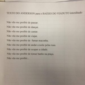 texto baixio do viaduto